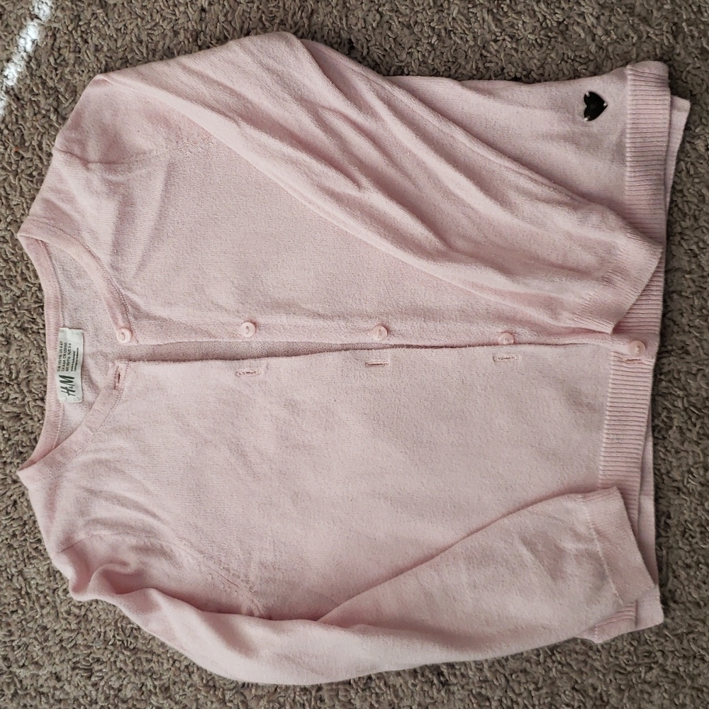 H&M Pink Girls Cardigan